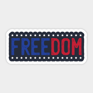 Freedom Sticker